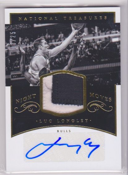 2014-15 Panini National Treasures Night Moves Jersey Autographs Prime #NMLL Luc Longley :25.jpeg