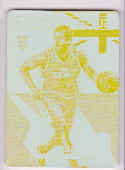 2014-15 Panini Spectra Global Icons #100 Joe Ingles PRINTING PLATE YELLOW 1:1.jpeg