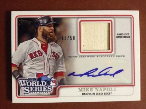 2014 Topps Mike Napoli World Series Champions Bat Relic Autograph.jpg