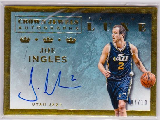 2015-16 Panini Luxe Crown Jewels Autographs Gold #40 Joe Ingles 07:10.jpeg