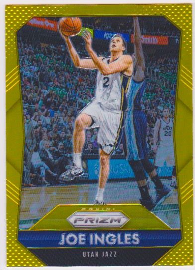 2015-16 Panini Prizm Prizms Gold #237 Joe Ingles 10:10.jpeg