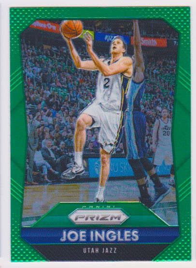 2015-16 Panini Prizm Prizms Green #237 Joe Ingles.jpeg