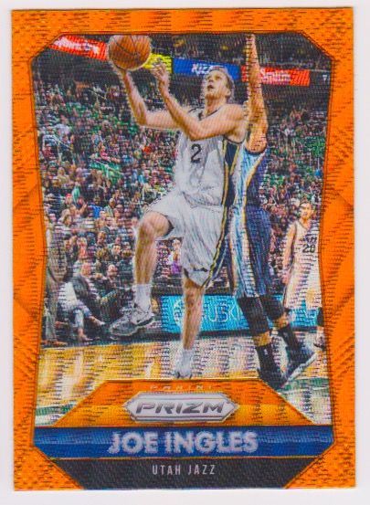 2015-16 Panini Prizm Prizms Orange Wave #237 Joe Ingles.jpeg