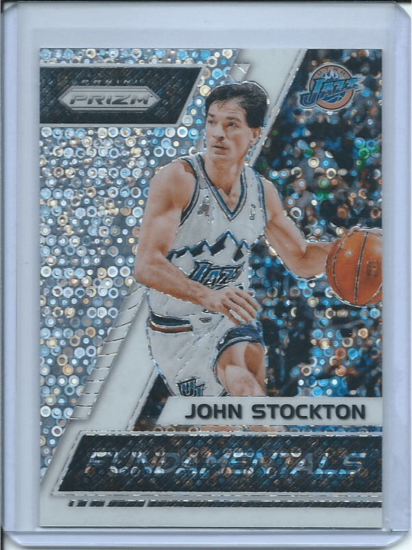 2017-18 Panini Prizm Fundamentals Prizms Fast Break #4 John Stockton 1.png