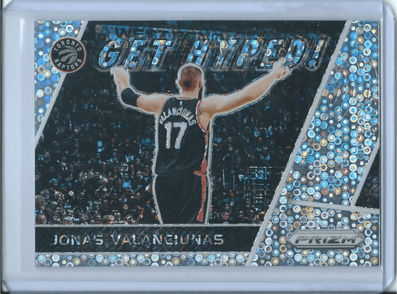 2017-18 Panini Prizm Get Hyped! Prizms Fast Break #14 Jonas Valanciunas 1.png