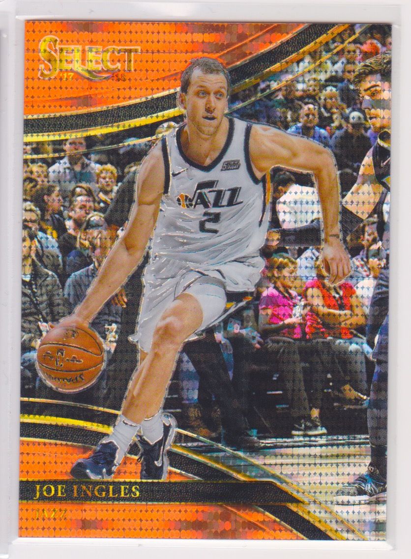 2017-18 Select Prizms Neon Orange Pulsar #253 Joe Ingles 8:9.jpeg