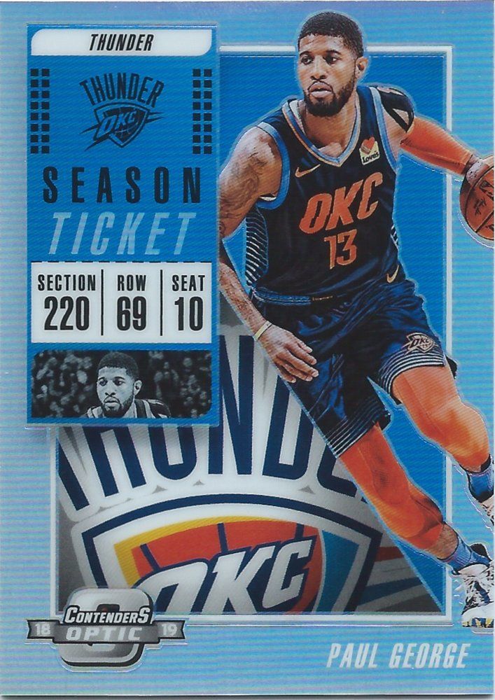 2018-19 Panini Contenders Optic Silver #4 Paul George.jpg