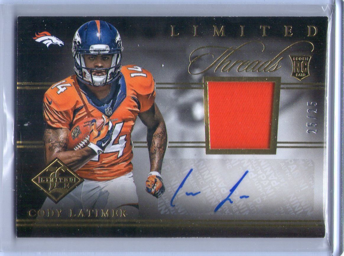 36. Cody Latimer, 2014 Panini Limited, Jersey Patch Auto, 25 of 25.jpg