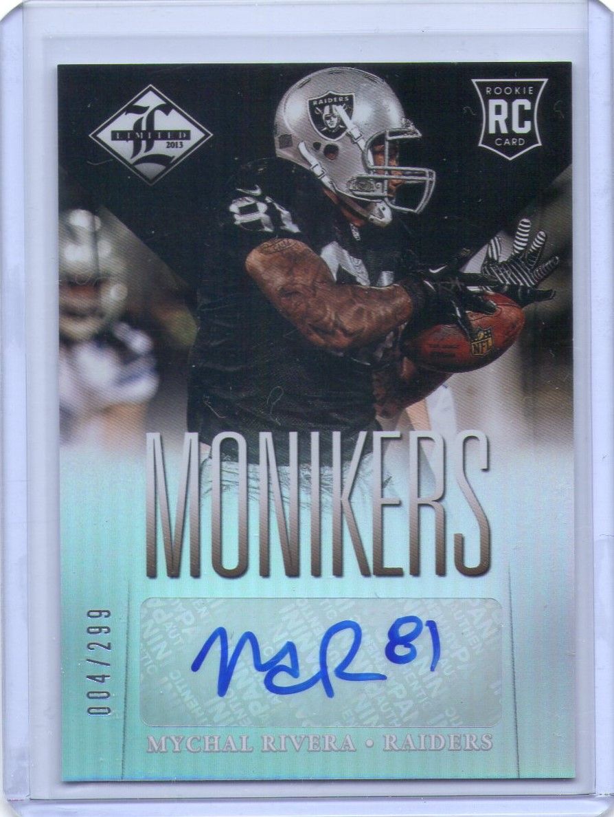 55. Mychal Rivera, 2013 Panini Limited, Auto, 004 of 299.jpg