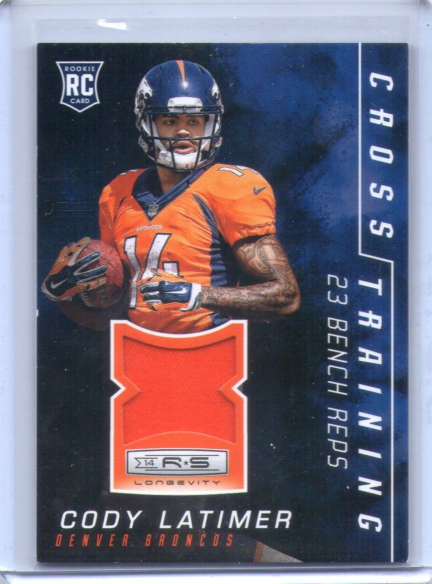 57. Cody Latimer, 2014 Panini Rookies & Stars, Jersey Patch, Unnumbered.jpg