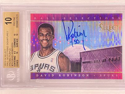 Auto - Hall Selections - Select - 2013-14 - Purple Prizm - David Robinson.jpg