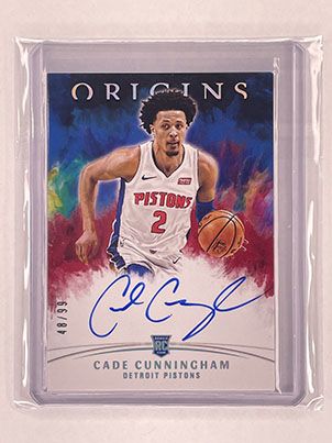 Auto - Rookie Autograph - Origins - 2021-22 - Red - Cade Cunningham - Colour Match.jpg