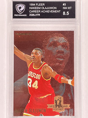 Insert - Career Achievement Award - Fleer - 1994-95 - Hakeem Olajuwon.jpg