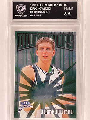 Insert - Illuminators - Fleer Brilliants - 1998-99 - Dirk Nowitzki.jpg