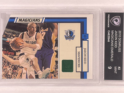 Insert - Magicians - Donruss - 2010-11 - Emerald Die-Cut - Jason Kidd.jpg