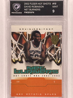 Insert - Net Burners - Fleer Hot Shots - 2002-03 - David Robinson.jpg