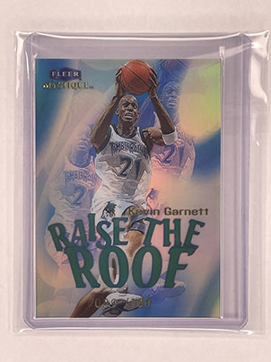 Insert - Raise the Roof - Fleer Mystique - 1999-00 - Kevin Garnett.jpg