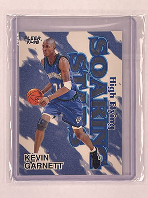 Insert - Soaring Stars - Fleer - 1997-98 - High Flying - Kevin Garnett.jpg