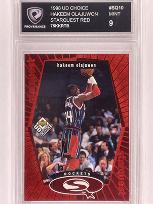 Insert - Starquest - Collector's Choice - 1998-99 - Red - Hakeem Olajuwon - Colour Match.jpg