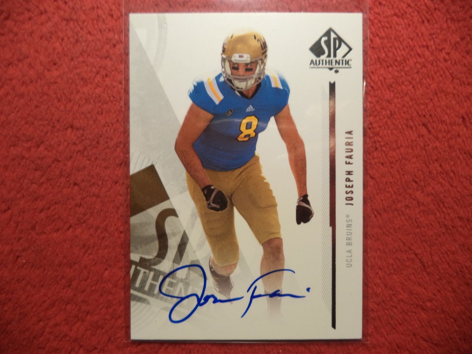 JOSEPH FAURIA 2013 SPA SP AUTHENTIC AUTO AUTOGRAPH ROOKIE RC.JPG