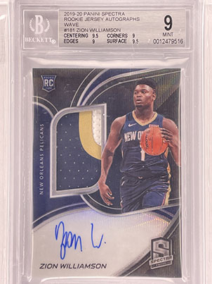 Patch Auto - Spectra - 2019-20 - Rookie Jersey Autographs Wave - Zion Williamson.jpg