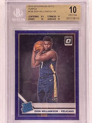 Rookie - Donruss Optic - Rated Rookie - 2019-20 - Purple Prizm - Zion Williamson.jpg